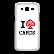 Coque Samsung Core Plus I love Cards spade