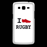 Coque Samsung Core Plus I love Rugby
