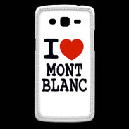 Coque Samsung Core Plus I love Mont Blanc