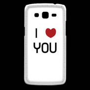 Coque Samsung Core Plus I love you