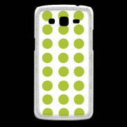 Coque Samsung Core Plus pois vert clair