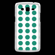 Coque Samsung Core Plus pois vert d'eau