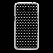 Coque Samsung Core Plus pois noir & blanc