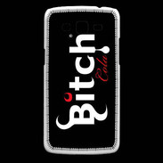 Coque Samsung Core Plus Bitch Cola fond noir