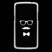Coque Samsung Core Plus moustache & noeud 1