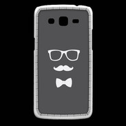Coque Samsung Core Plus moustache & noeud 2