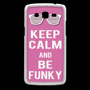 Coque Samsung Core Plus Keep Calm Funky Rose