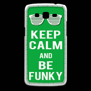 Coque Samsung Core Plus Keep Calm Funky Vert