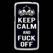 Coque Samsung Core Plus Keep Callm Fuck Off Noir