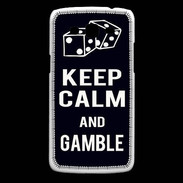 Coque Samsung Core Plus Keep Calm Gamble Noir