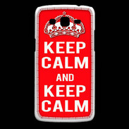 Coque Samsung Core Plus Keep Calm Rouge