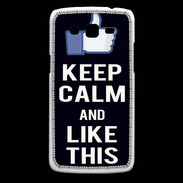 Coque Samsung Core Plus Keep Calm Like This Noir