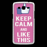 Coque Samsung Core Plus Keep Calm Like This Rose