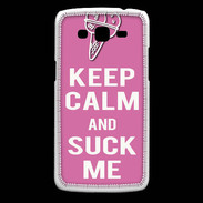 Coque Samsung Core Plus Keep Calm Suck me Rose