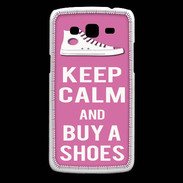 Coque Samsung Core Plus Keep Calm Buy Shoes Rose