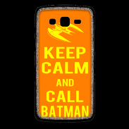 Coque Samsung Core Plus Keep Calm Call Batman Orange
