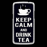 Coque Samsung Core Plus Keep Calm Drink Tea Noir