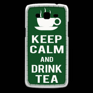 Coque Samsung Core Plus Keep Calm Drink Tea Vert