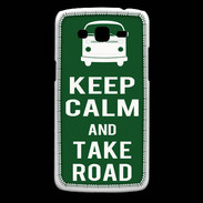 Coque Samsung Core Plus Keep Calm Take road Vert