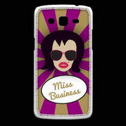 Coque Samsung Core Plus Miss business Brune