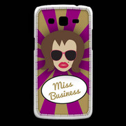 Coque Samsung Core Plus Miss business Chatain
