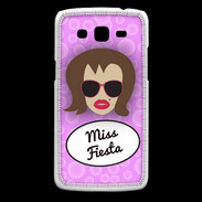 Coque Samsung Core Plus Miss Fiesta Chatain