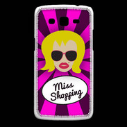 Coque Samsung Core Plus Miss Shopping Blonde