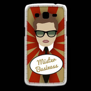 Coque Samsung Core Plus Mister Business Chatain