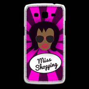 Coque Samsung Core Plus Miss Shopping Black