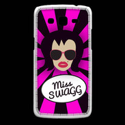 Coque Samsung Core Plus Miss Swag Brune