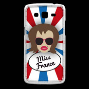 Coque Samsung Core Plus Miss France Chatain