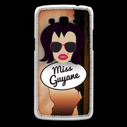 Coque Samsung Core Plus Miss Guyane Brune
