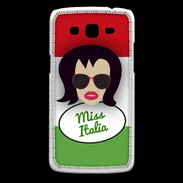 Coque Samsung Core Plus Miss Italie Brune