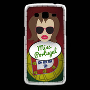 Coque Samsung Core Plus Miss Portugal Chatain