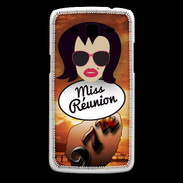 Coque Samsung Core Plus Miss Réunion Brune