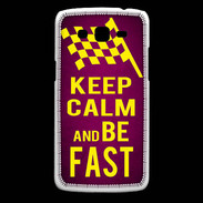Coque Samsung Core Plus Keep Calm and Be Fast Rose