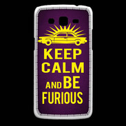 Coque Samsung Core Plus Keep Calm and Be Furious Violet