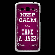 Coque Samsung Core Plus Keep Calm and Take Jack Rose