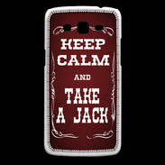 Coque Samsung Core Plus Keep Calm and Take Jack Rouge