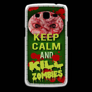 Coque Samsung Core Plus Keep Calm and Kill Zombies Vert