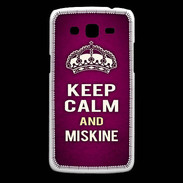 Coque Samsung Core Plus Keep Calm and Miskine Rose