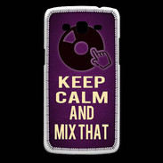 Coque Samsung Core Plus Keep Calm and Mix That Violet
