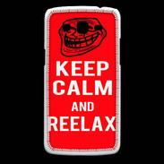 Coque Samsung Core Plus Keep Calm and Reelax Rouge