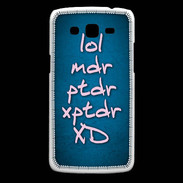 Coque Samsung Core Plus LOL MDR bleu ZG