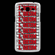 Coque Samsung Core Plus L'seum rouge