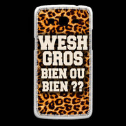 Coque Samsung Core Plus Wesh Gros Léopard