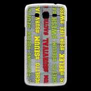 Coque Samsung Core Plus Wesh Vert Jaune