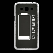 Coque Samsung Core Plus Low Battery noir ZG