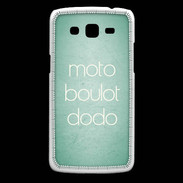 Coque Samsung Core Plus Moto Boulot Dodo Vert ZG