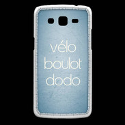 Coque Samsung Core Plus Vélo Boulot Dodo Bleu ZG